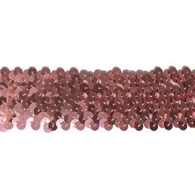 4 soros elasztikus flitterbortni, 4 cm széles